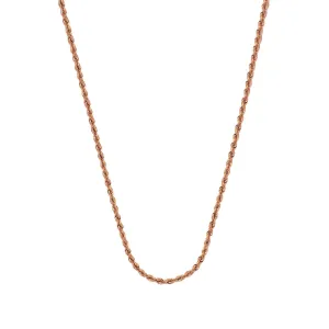 1.05mm Diamond Cut Rope Chain - 20"