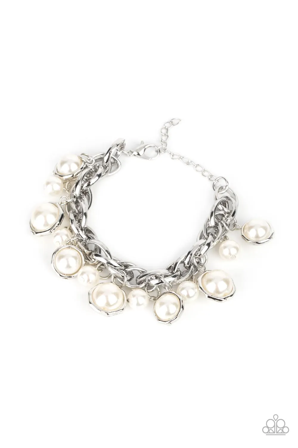 Bracelets Orbiting Opulence - White B2057