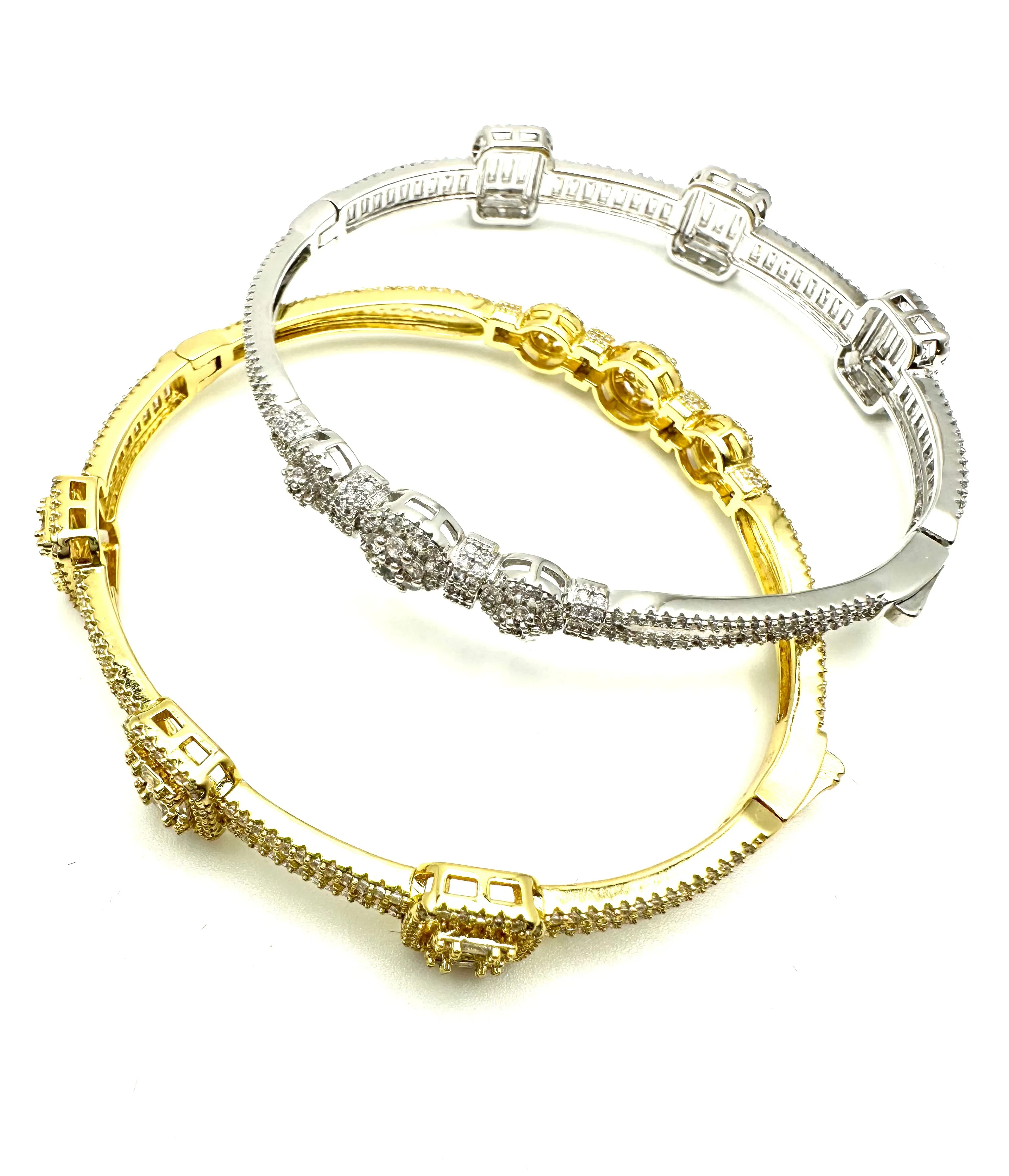 Double Delight Bangle Bracelet