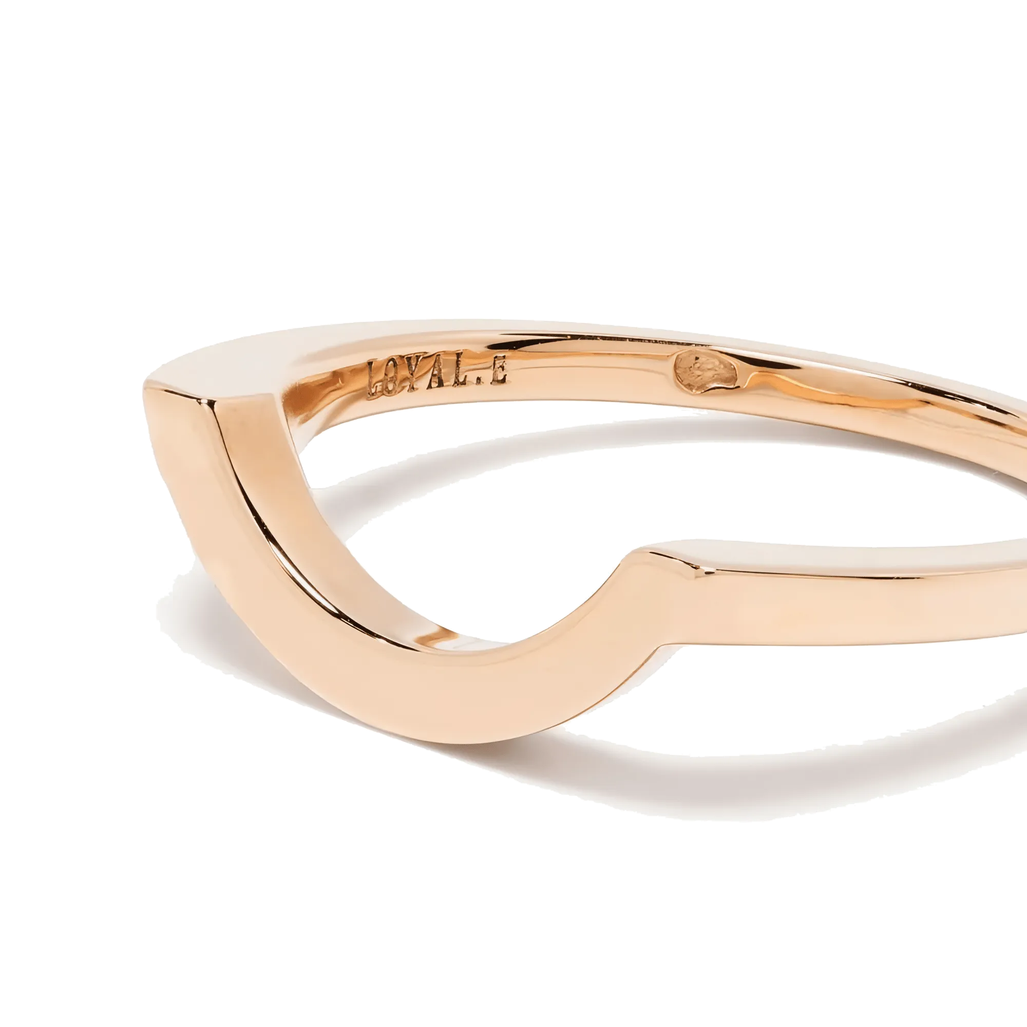 Intrépide grand arc ring