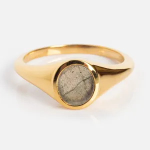 Labradorite Transformation Ring