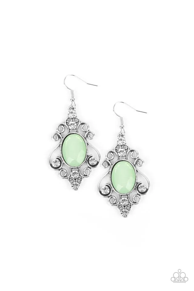 Paparazzi Earring ~ Tour de Fairytale - Green