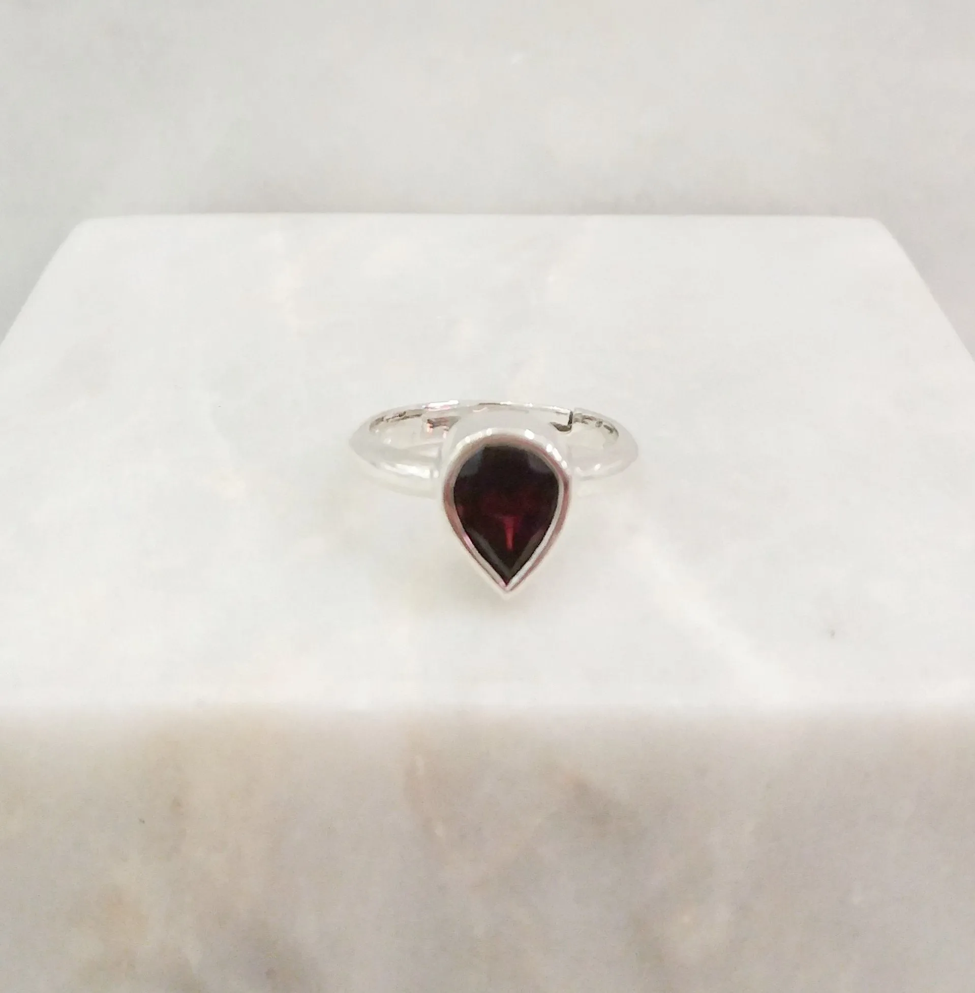 Red Garnet Maxi Ring