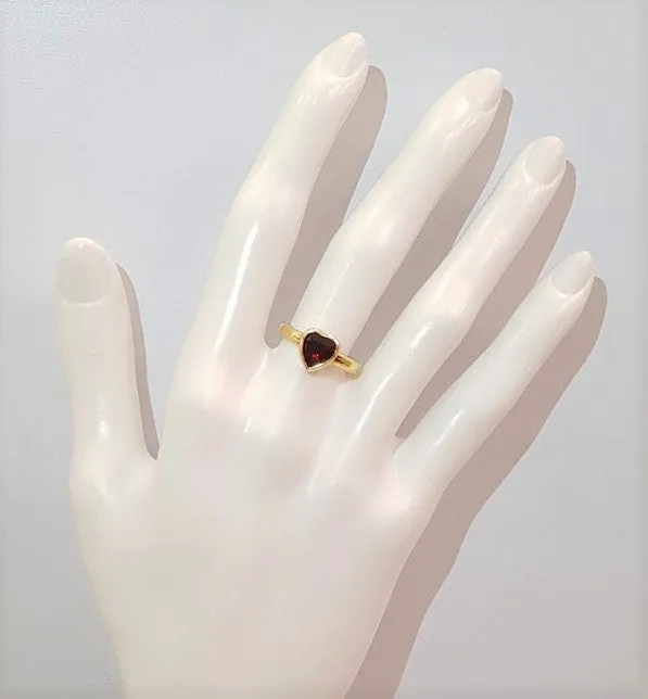 Red Garnet Maxi Ring