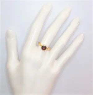 Red Garnet Maxi Ring