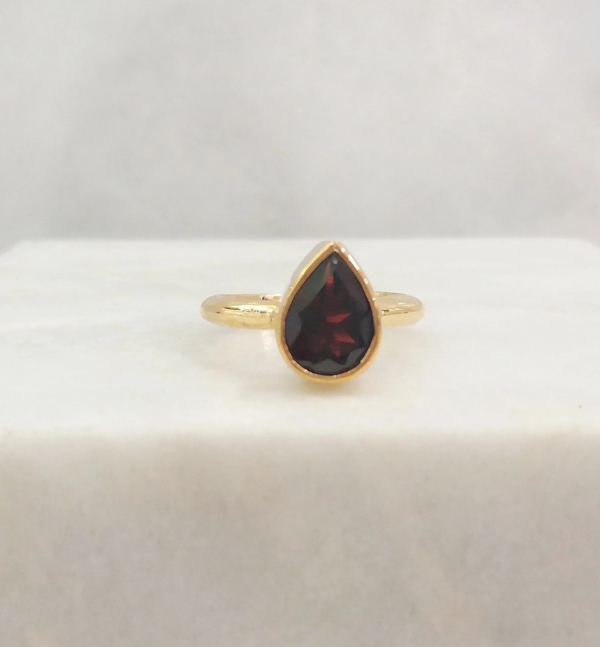 Red Garnet Maxi Ring