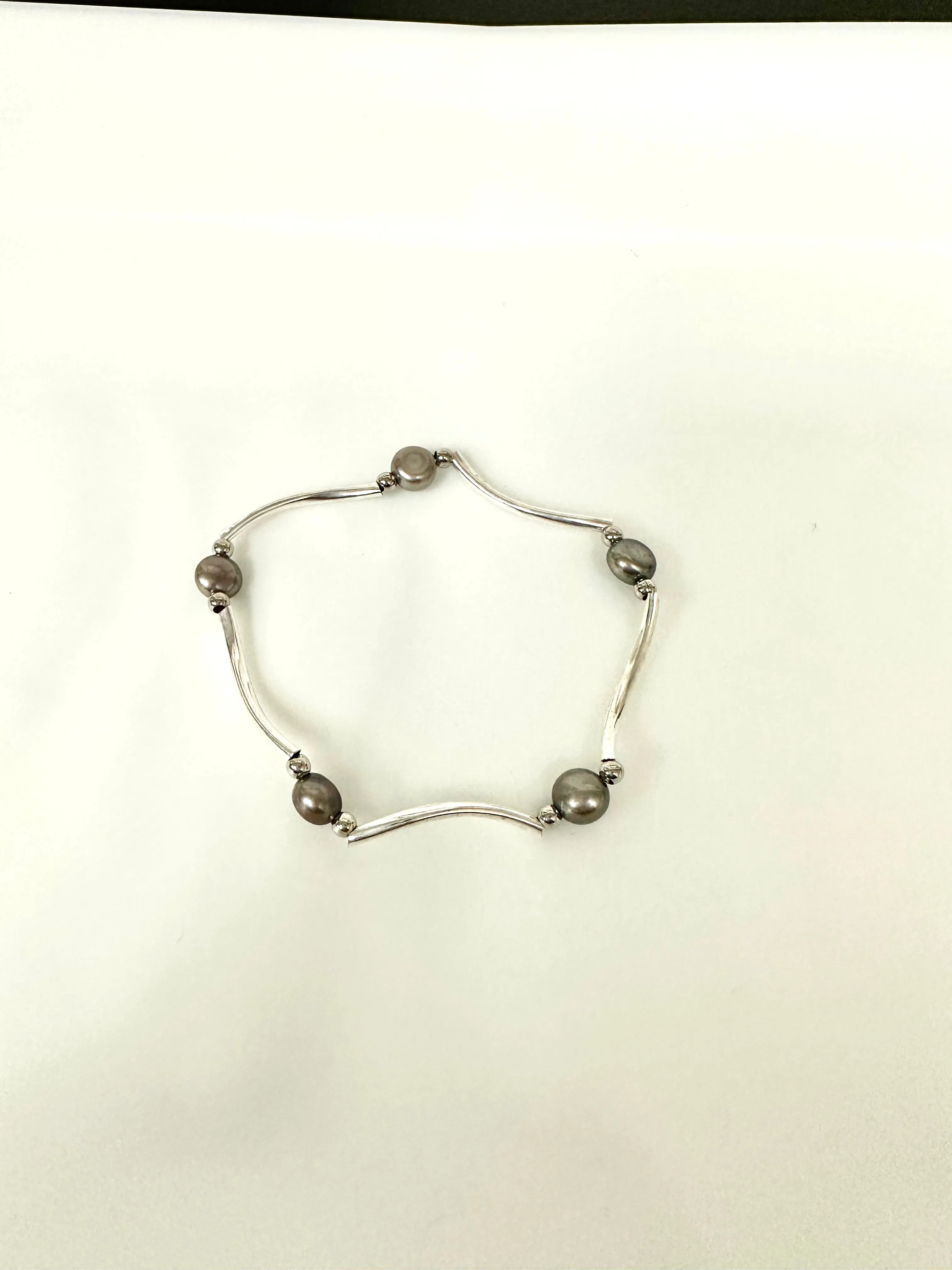 Twisted Silver Bracelet