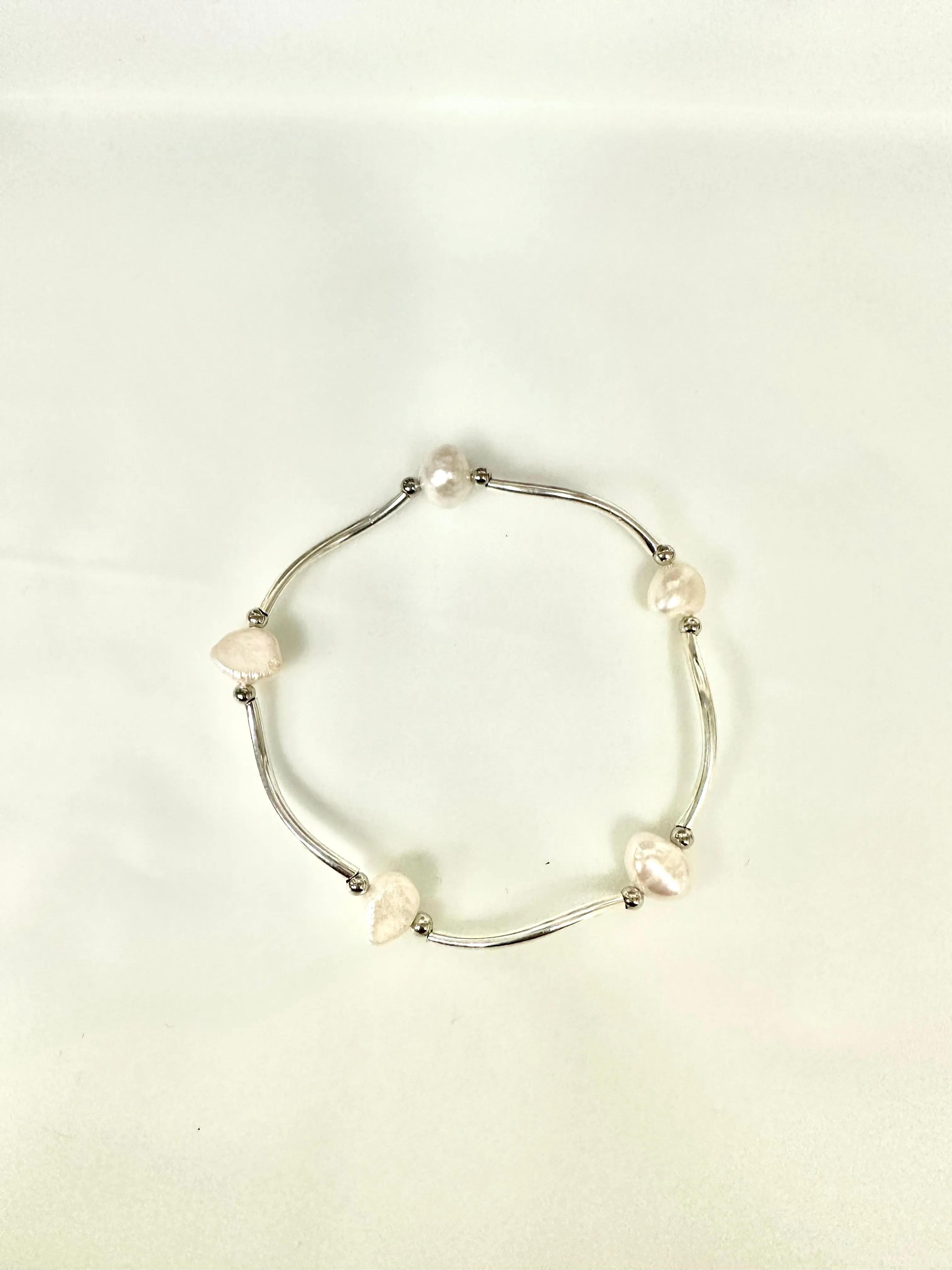 Twisted Silver Bracelet