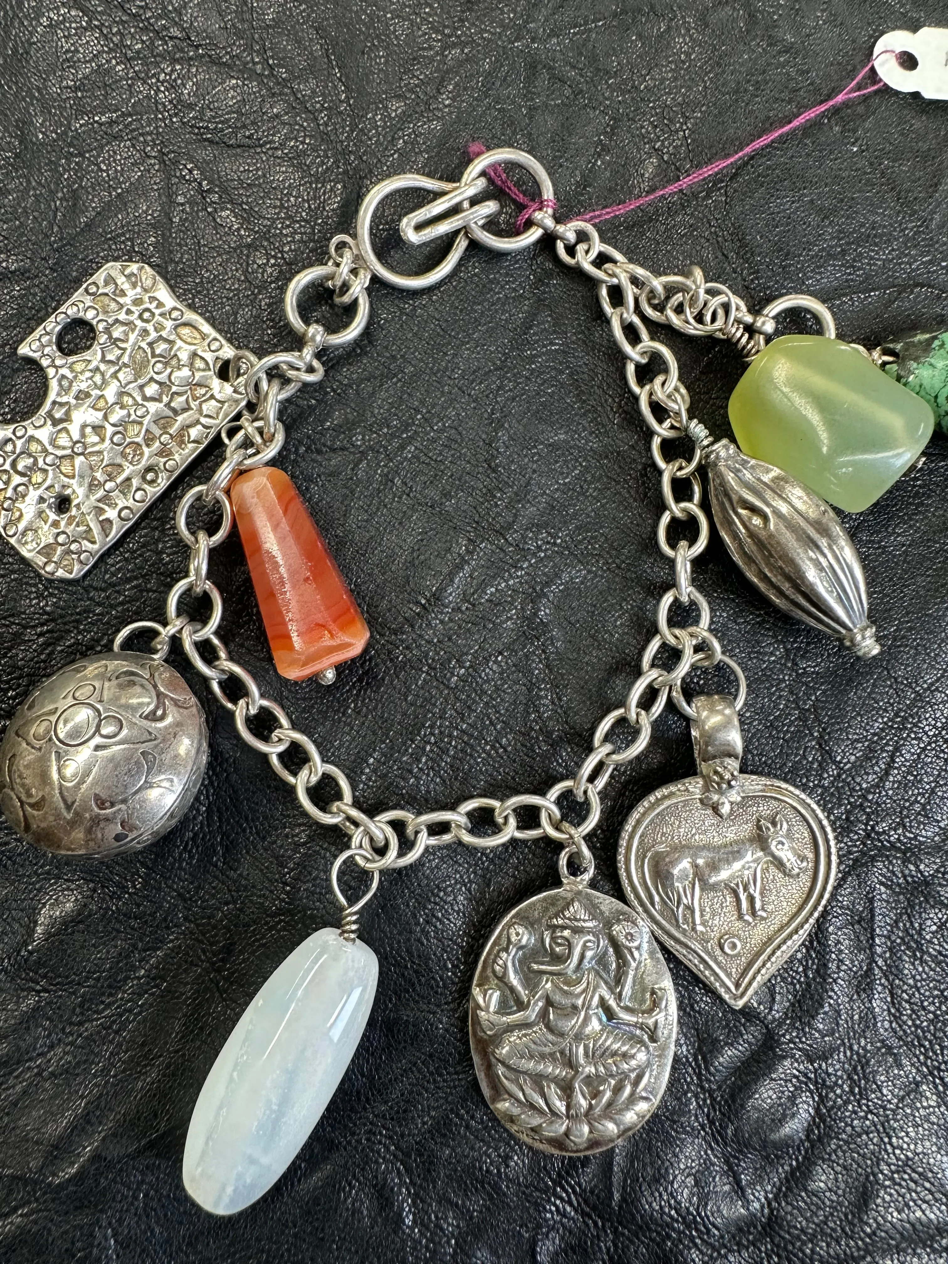 Vintage Donkey Charm Bracelet